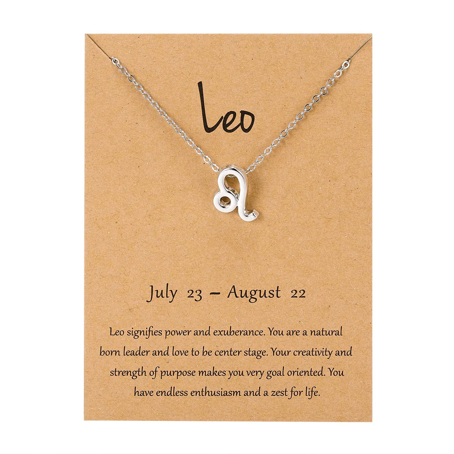 Zodiac Sign Pendant Necklace