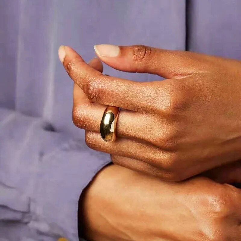 Gold Plated Stainless Steel Ring