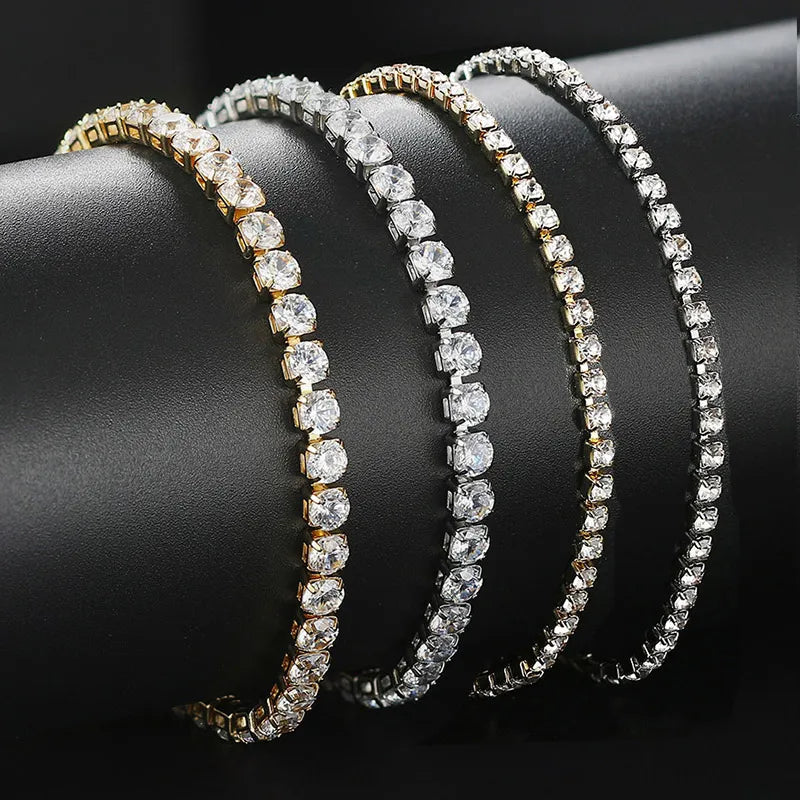 Zircon Tennis Anklet Bracelet