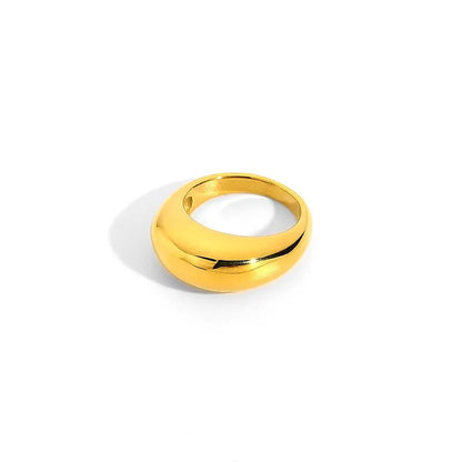 Gold Plated Stainless Steel Ring