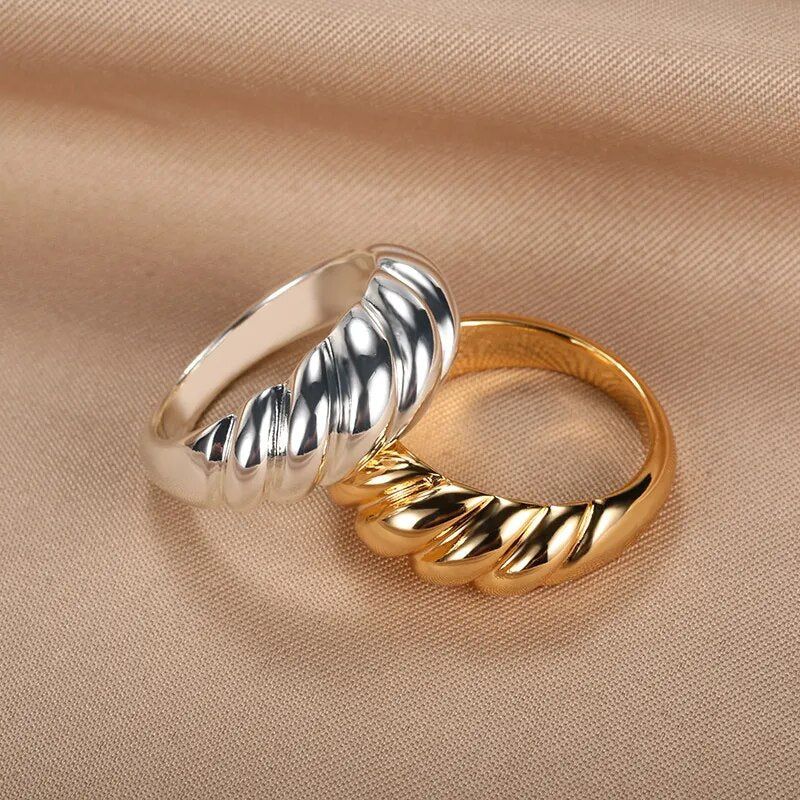 Braid Twisted Ring