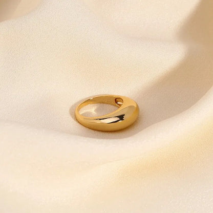 Gold Plated Stainless Steel Ring