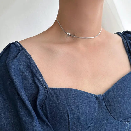 Snake Chain Choker Necklace