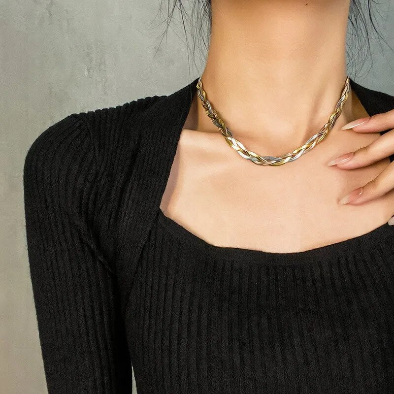 Cross Clavicle Chain Necklace